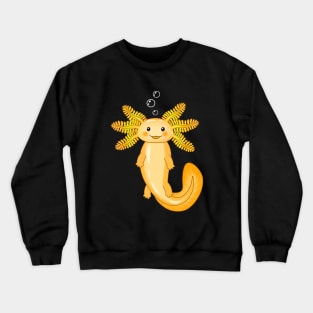 Golden Axolotl Crewneck Sweatshirt